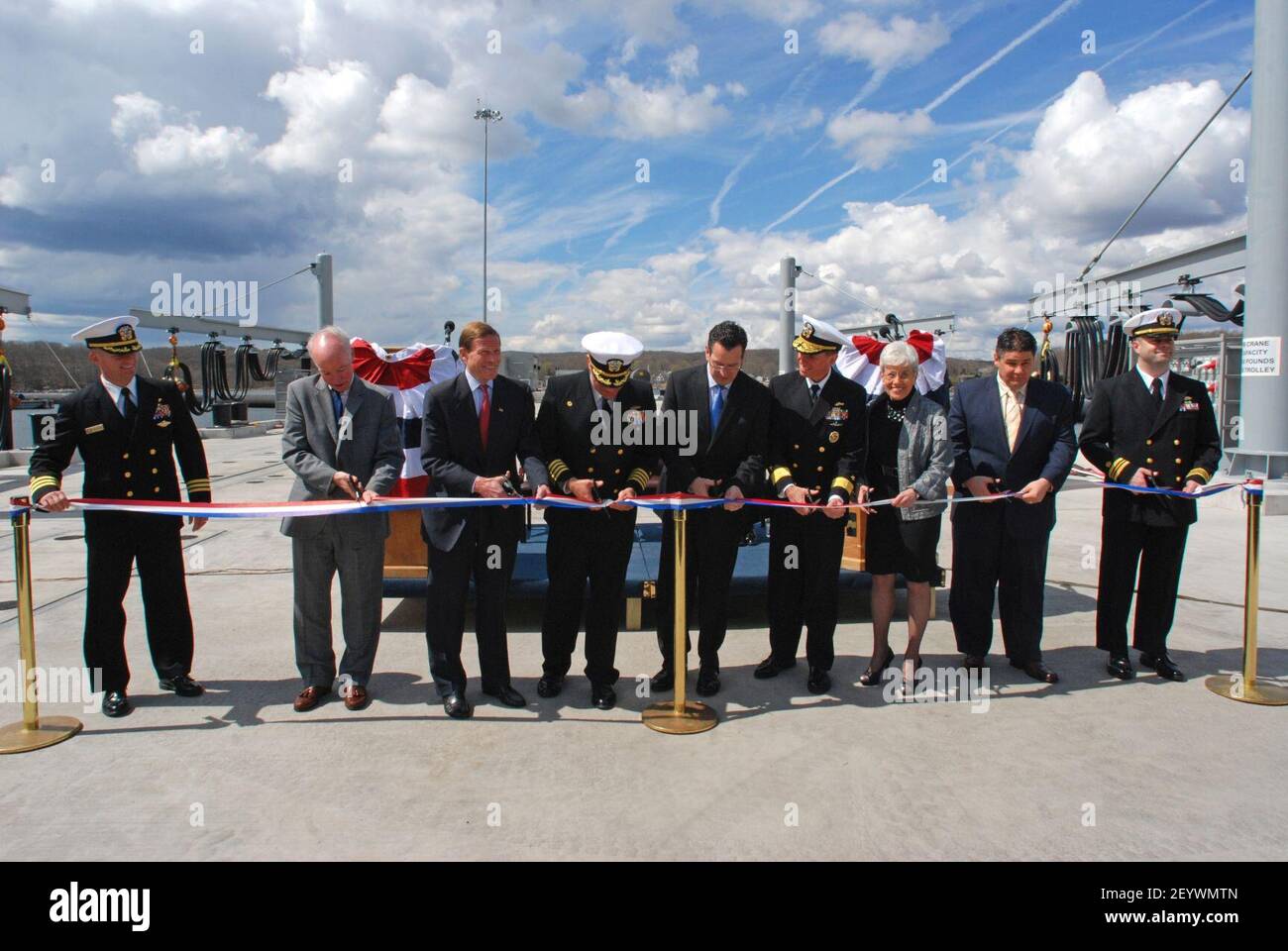 Pier 31 ribbon cutting Stock Photo - Alamy