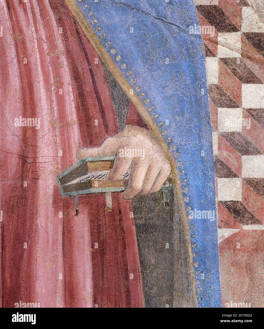 Piero della Francesca - 10. Annunciation (detail) Stock Photo