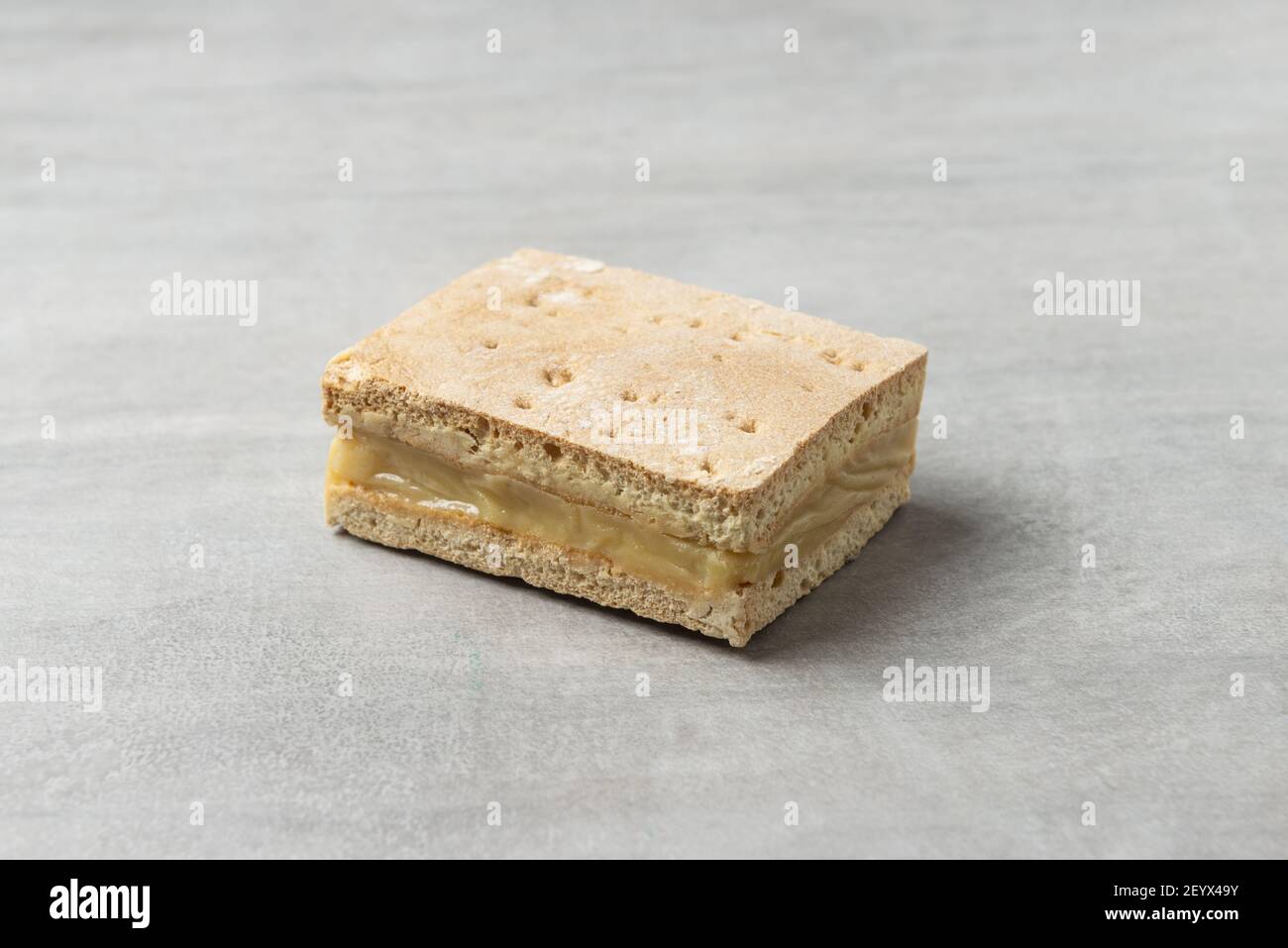 A high angle shot of a sweet dessert on a rustic background Stock Photo ...