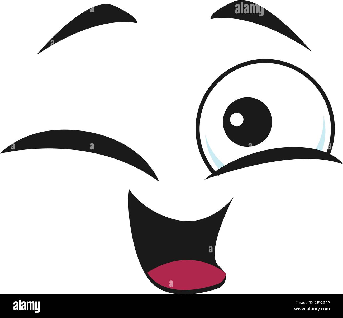 Isolated kawaii happy face cartoon vector design Stock Vector Image & Art -  Alamy