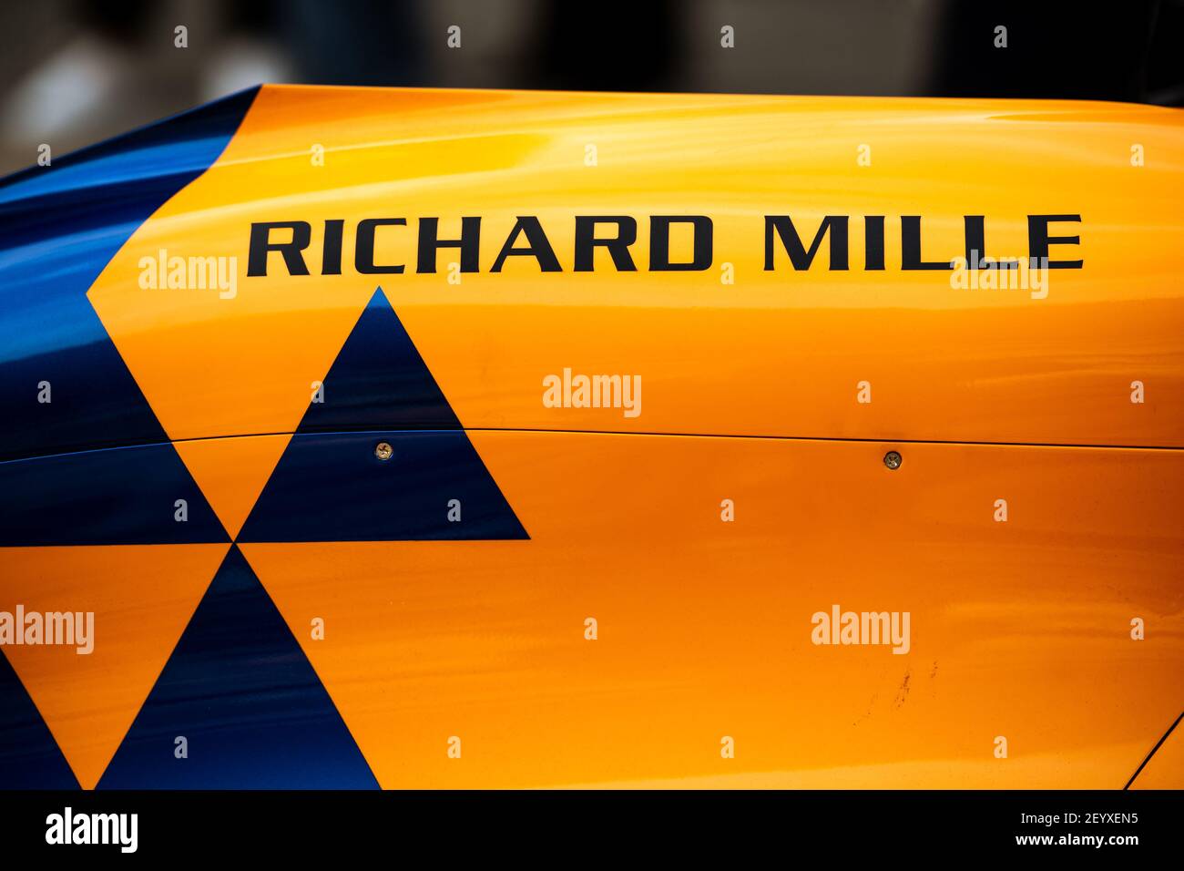 Richard Mille logo during 2019 Formula 1 FIA world championship