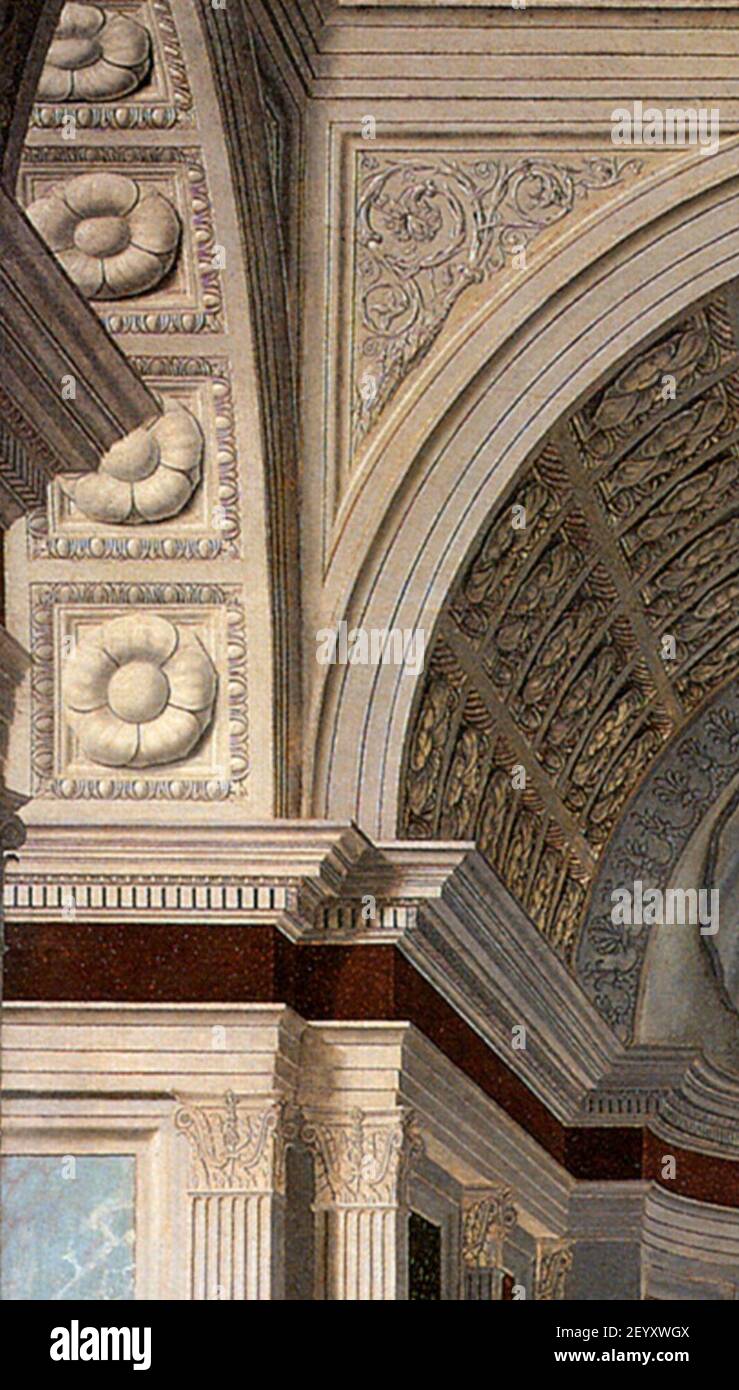 Piero, pala montefeltro, dettaglio 3 Stock Photo Alamy