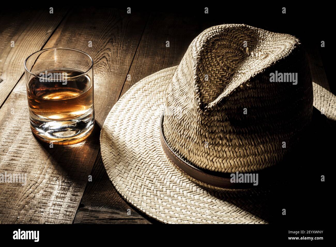 Hat and Alcohol Stock Photo Alamy