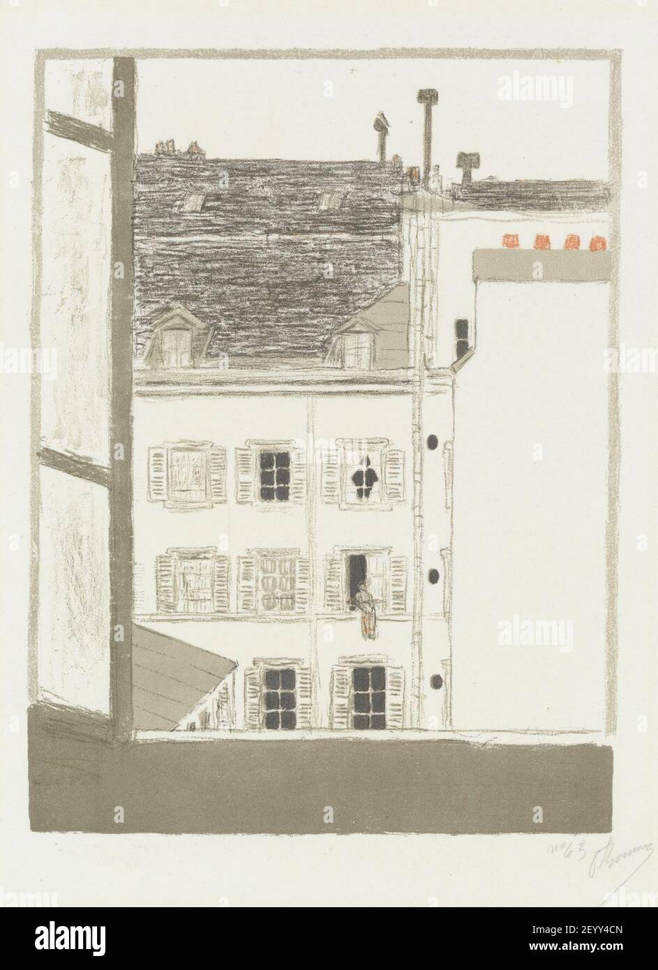 Pierre Bonnard - Quelques aspects de la vie de Paris - Maison dans la ...