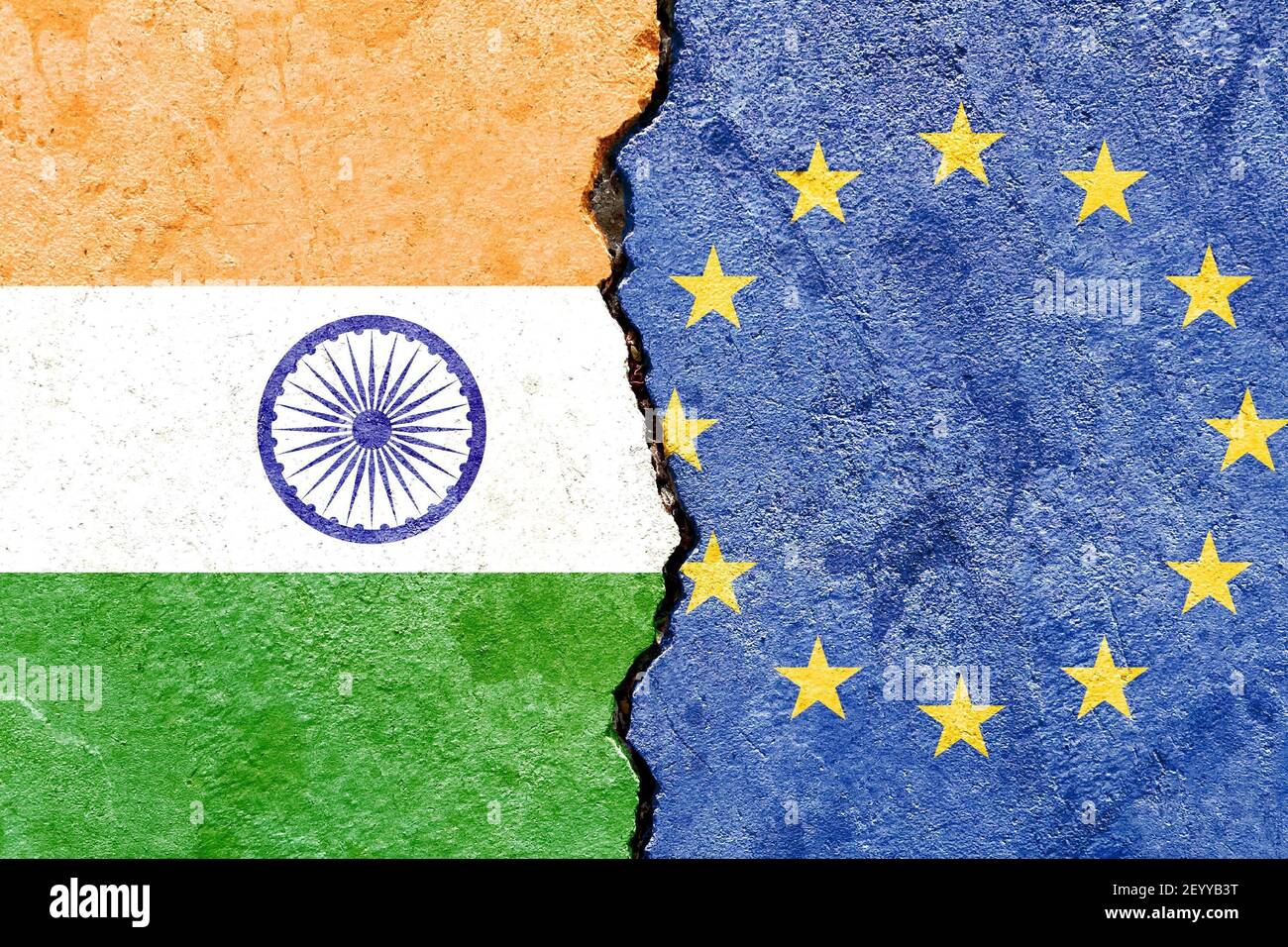 India vs european union hi-res stock photography and images - Alamy
