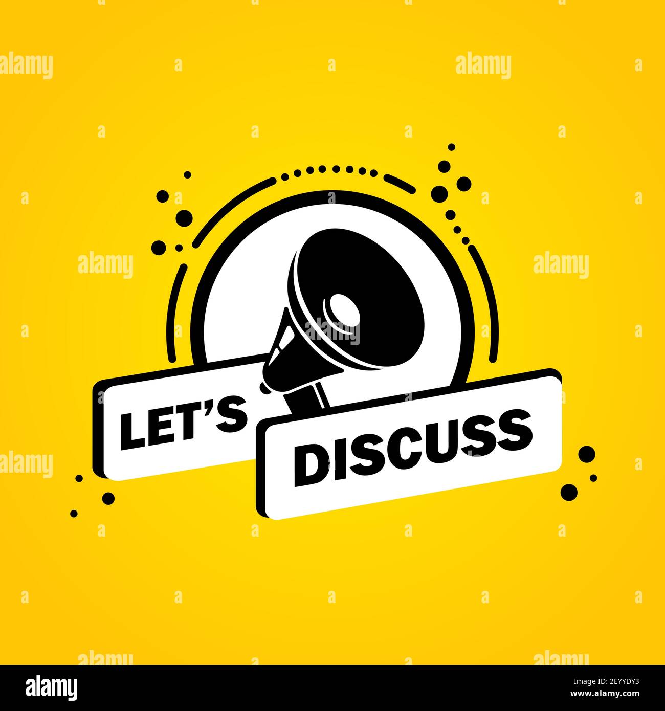 Consideration conversation Stock Vector Images Alamy