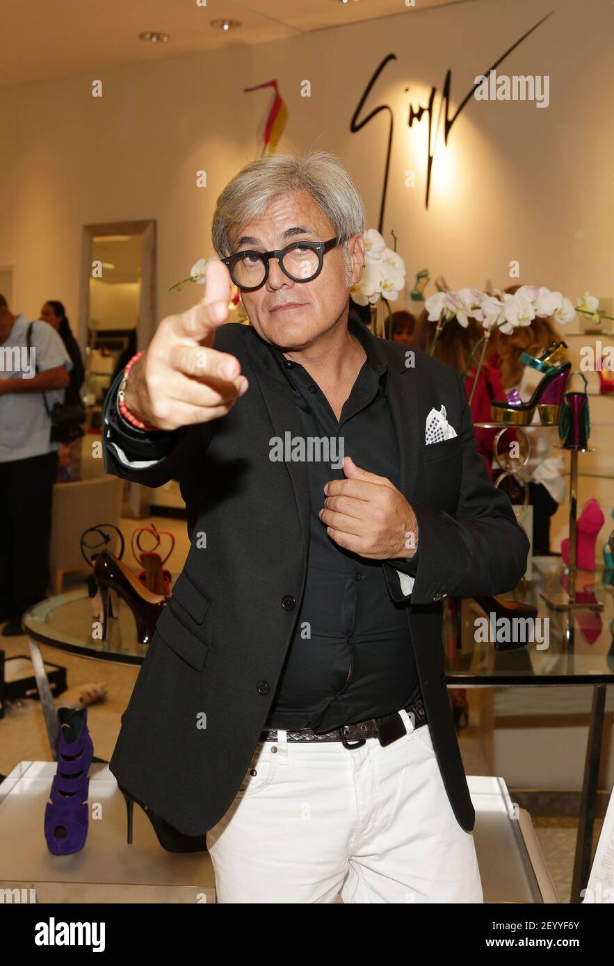 Designer Giuseppe Zanotti - Bal Habour, Florida - A Special afternoon with shoe designer Giuseppe Zanotti at Neiman Marcus in Bal Harbour Shops in Habour, Florida October 11, 2012. Photo