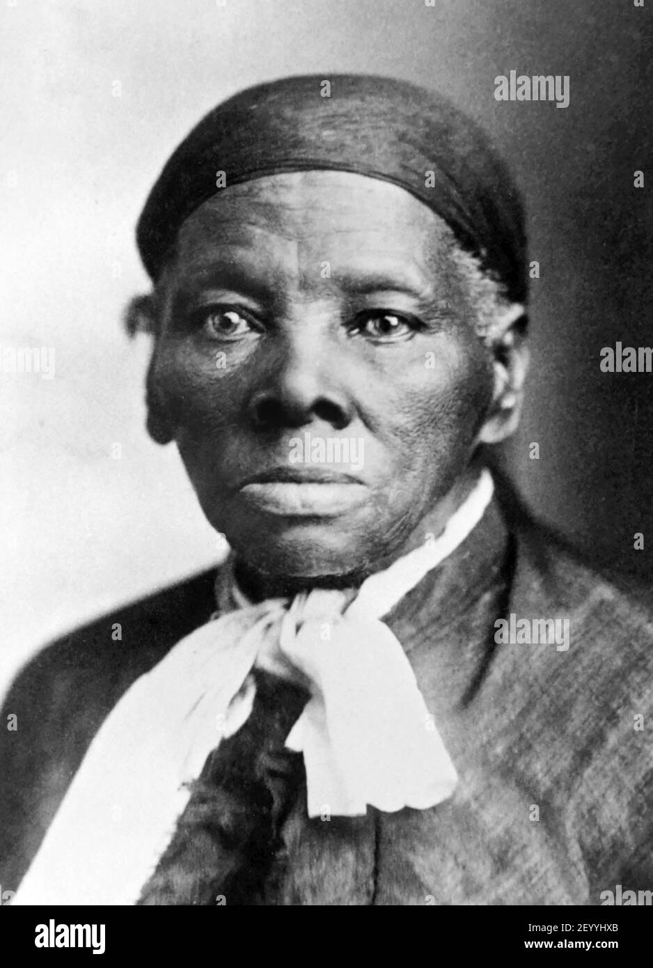 Harriet Tubman. Portrait of the American abolitionist and humanitarian, born into slavery as Araminta Ross ( c. 1820-1913), c. 1890-1900 Stock Photo