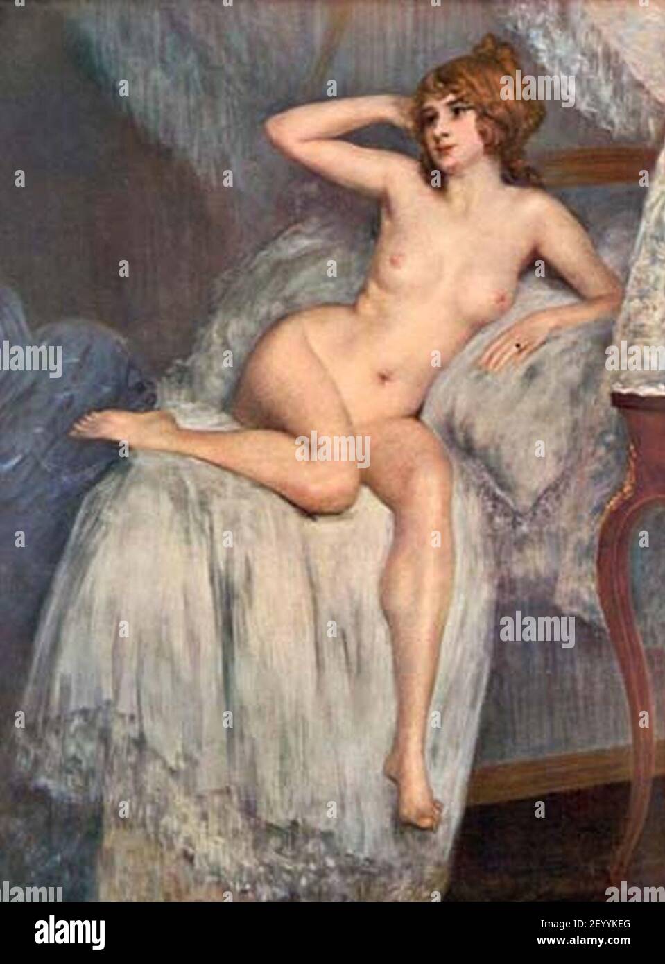 Pierre Carrier Belleuse Reveil. Stock Photo