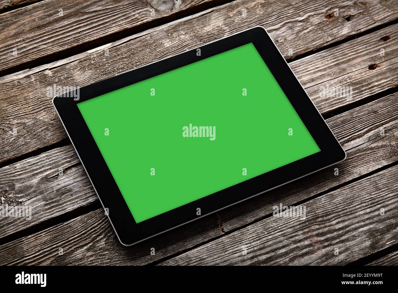 Digital tablet computer with isolated screen Stock Photo