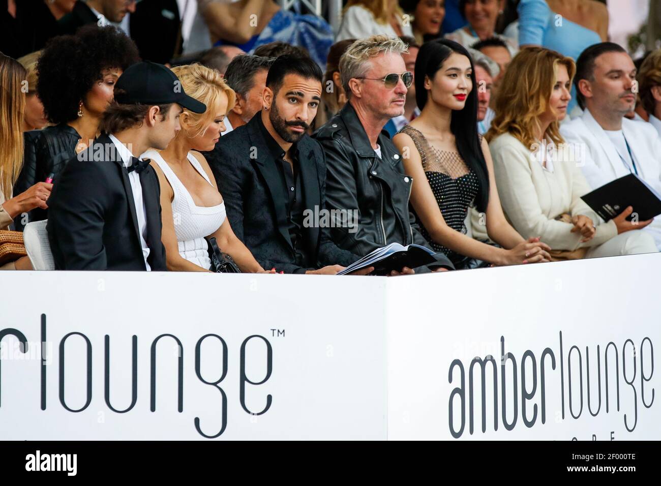 RAMI Adil, football player and ANDERSON Pamela, during the 2019 Formula One World Championship, Grand Prix of Monaco from on May 23 to 26 in Monaco - Photo Florent Gooden / DPPI Stock Photo