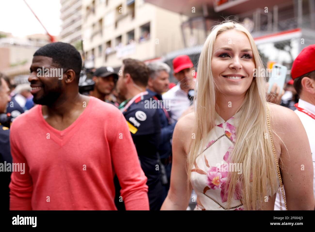 Lindsey Vonn, P.K. Subban, portrait during the 2019 Formula One World Championship, Grand Prix of Monaco from on May 23 to 26 in Monaco - Photo / DPPI Stock Photo