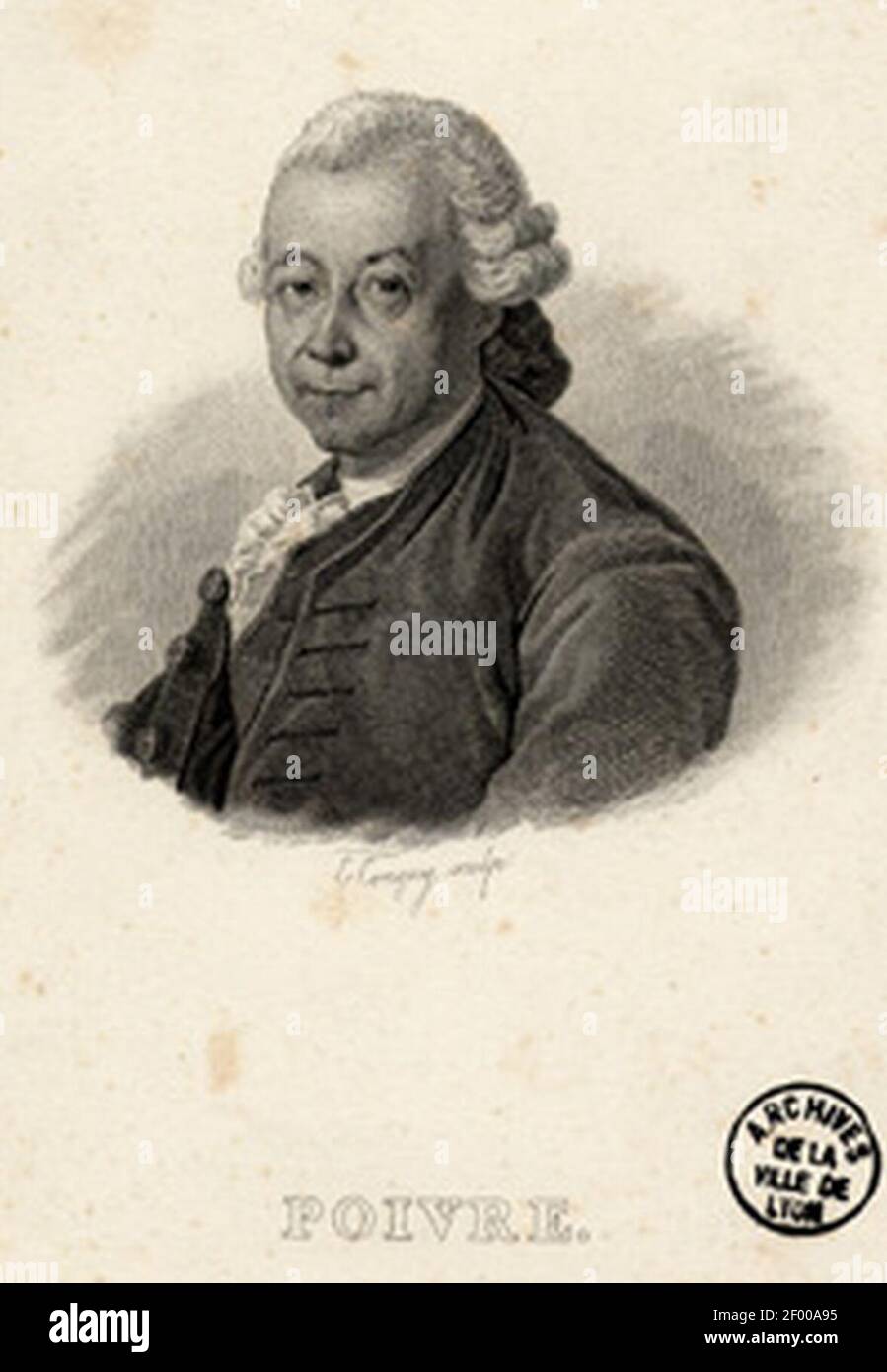 Pierre Poivre (1719-1786). Stock Photo