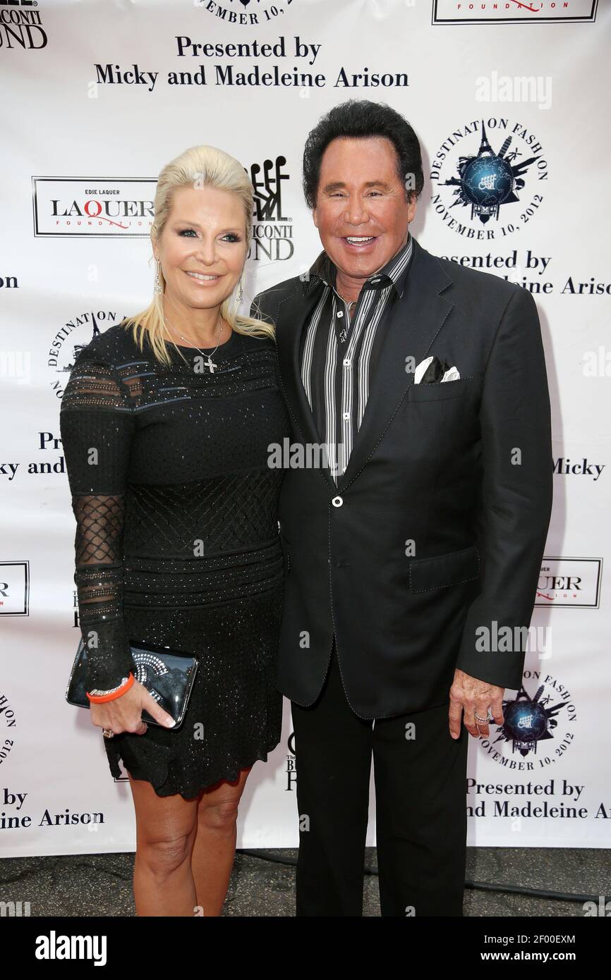 10 November 2012 - Miami, Florida - Singer Wayne Newton (R) and wife  Kathleen McCrone attend Destination Fashion 2012 To Benefit The Buoniconti  Fund To Cure Paralysis, the fundraising arm of The