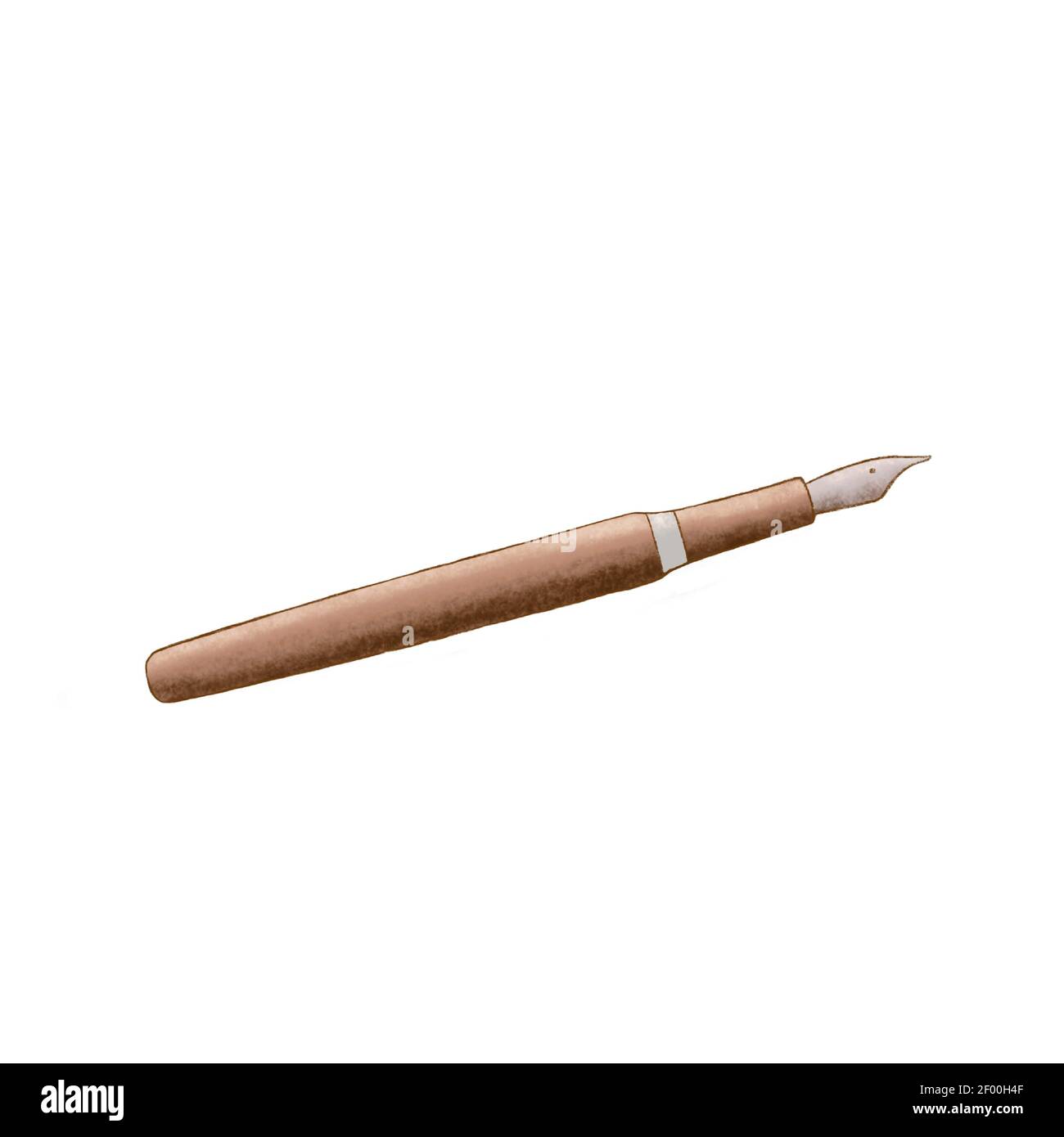 Writing pen isolated on the white background Stock Photo - Alamy