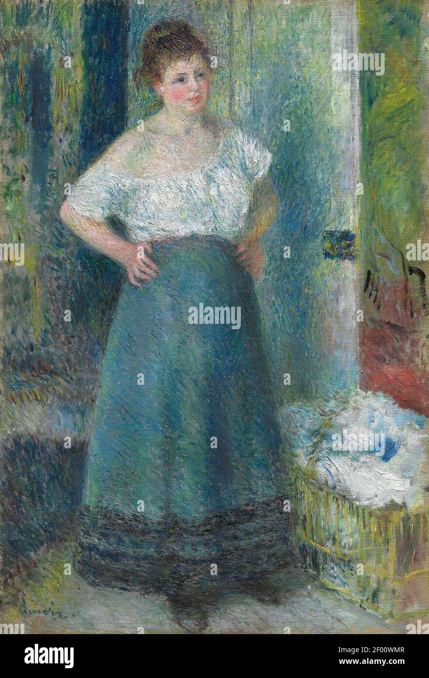 Pierre Auguste Renoir The Laundress 1947 102 Stock Photo Alamy