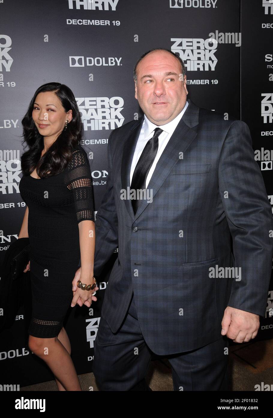 James Gandolfini and Deborah Lin. 10 December 2012, Hollywood