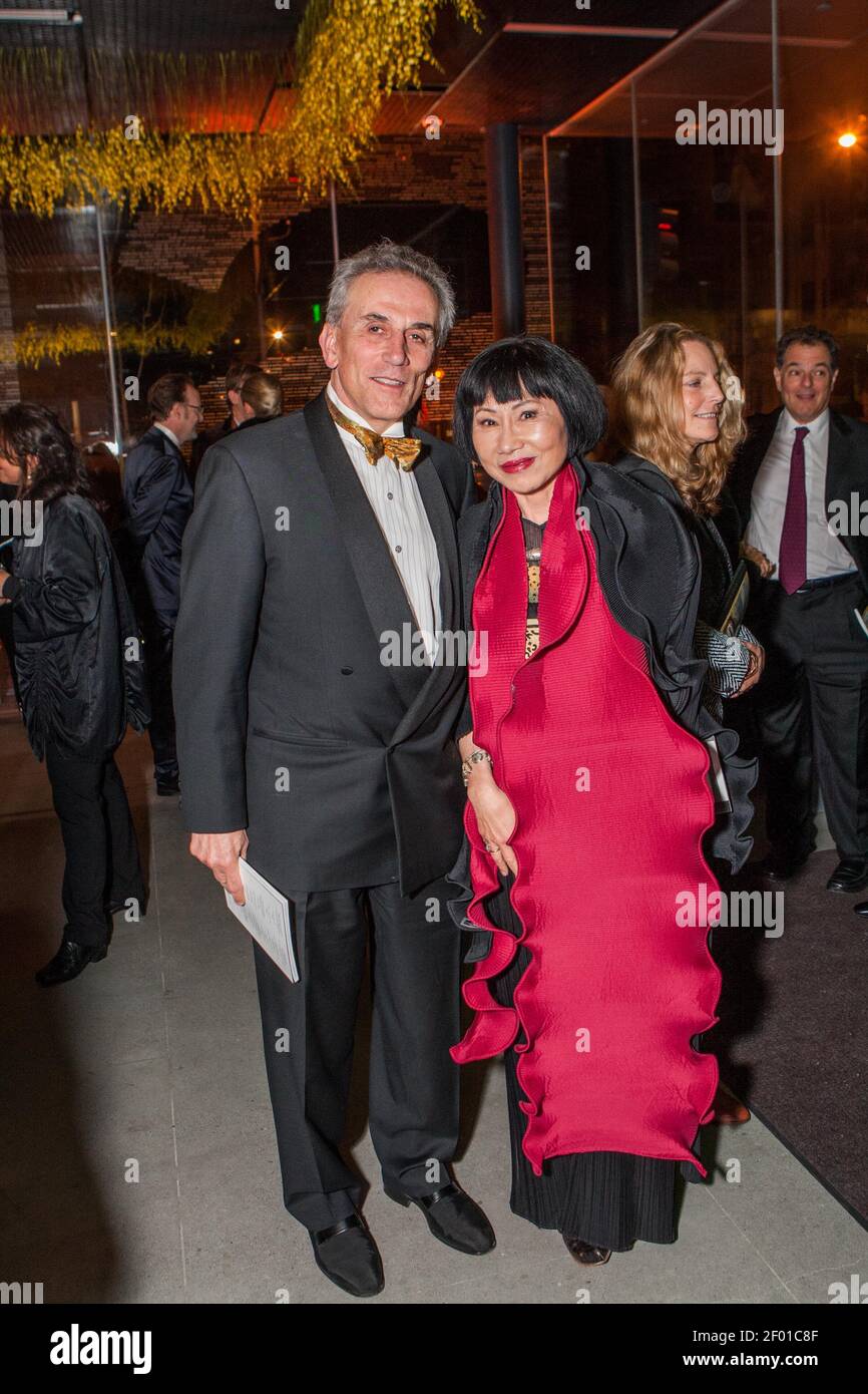 Lou Demattei, Amy Tan - 23 January 2013 - San Francisco, CA - The Historic  Opening Night Concert â€ªhosted by Bill Cosbyâ€¬ held at the â€ªSF JAZZ  Centerâ€¬, Robert N. Miner Auditorium