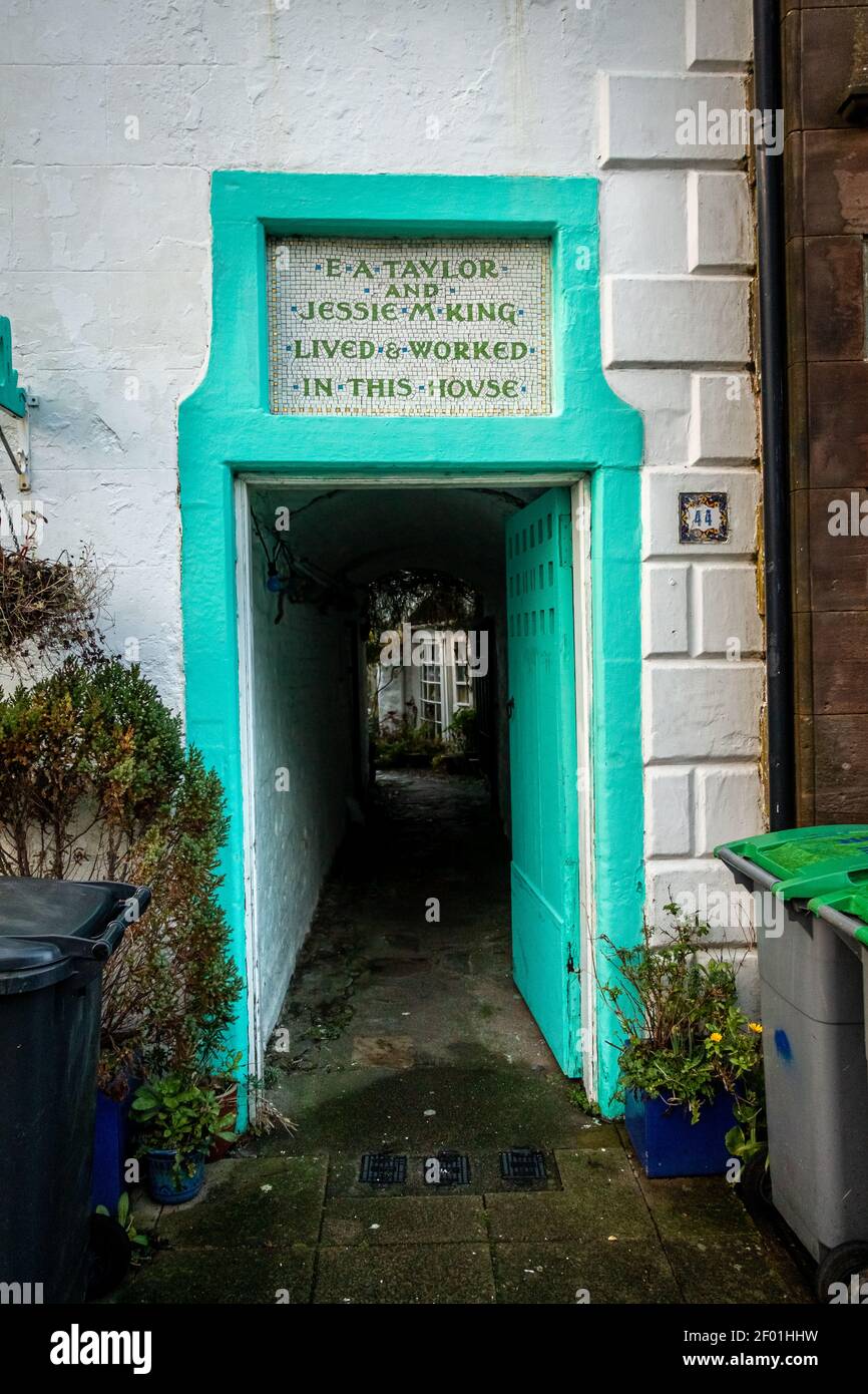 Kirkcudbright, Scotland December 15th 2020 The Green Gate, former