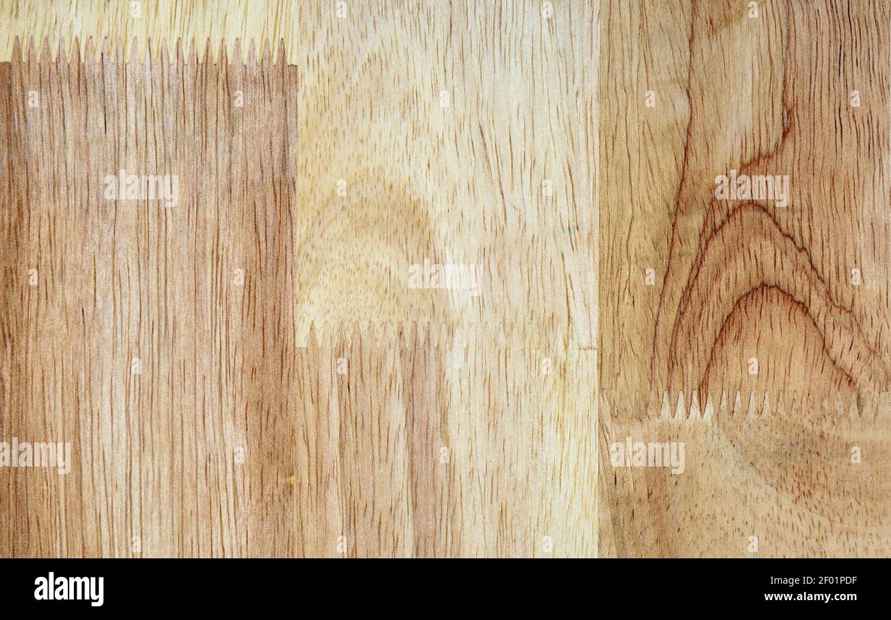 Plywood or veneer texture background, light wooden panel with nature