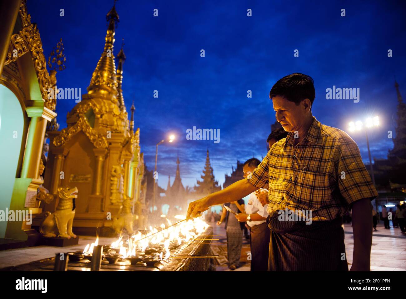 The Shwedagon Pagoda officially titled Shwedagon Zedi Daw, also known