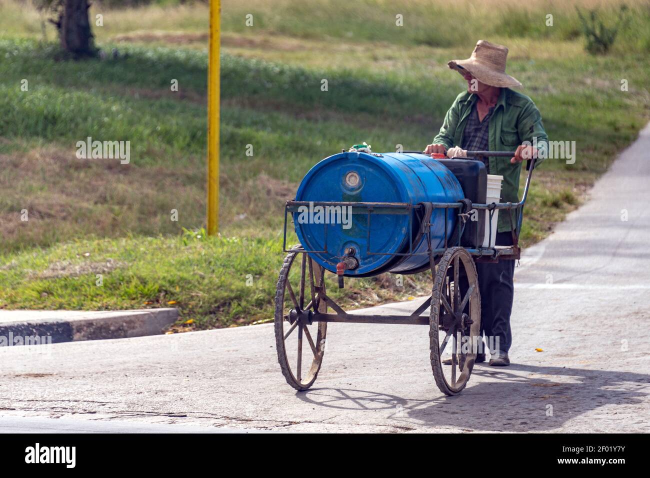 water distribution, Holguin, Cuba Stock Photo Alamy