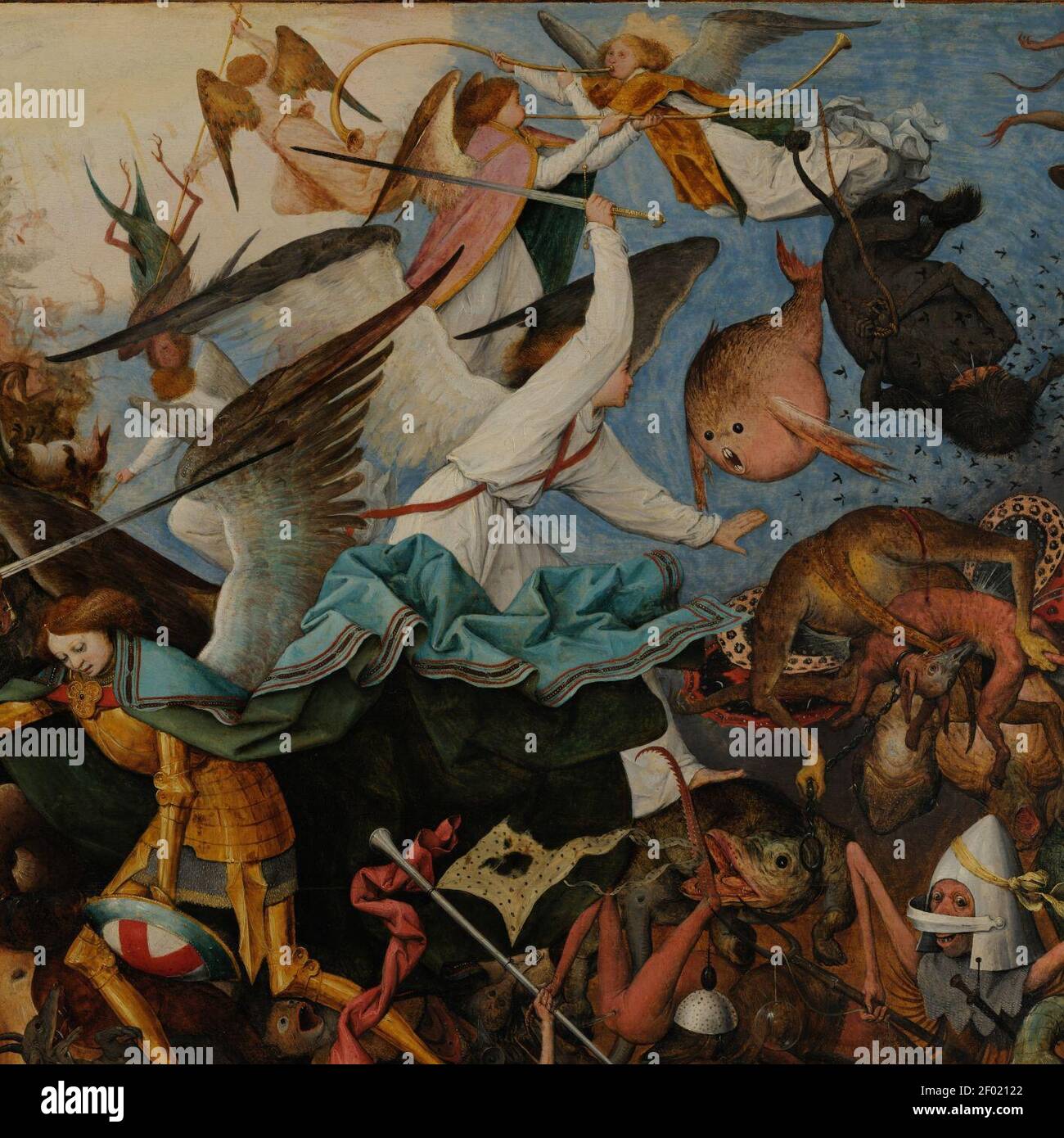 Pieter Bruegel the Elder The Fall of the Rebel Angels Stock Photo Alamy