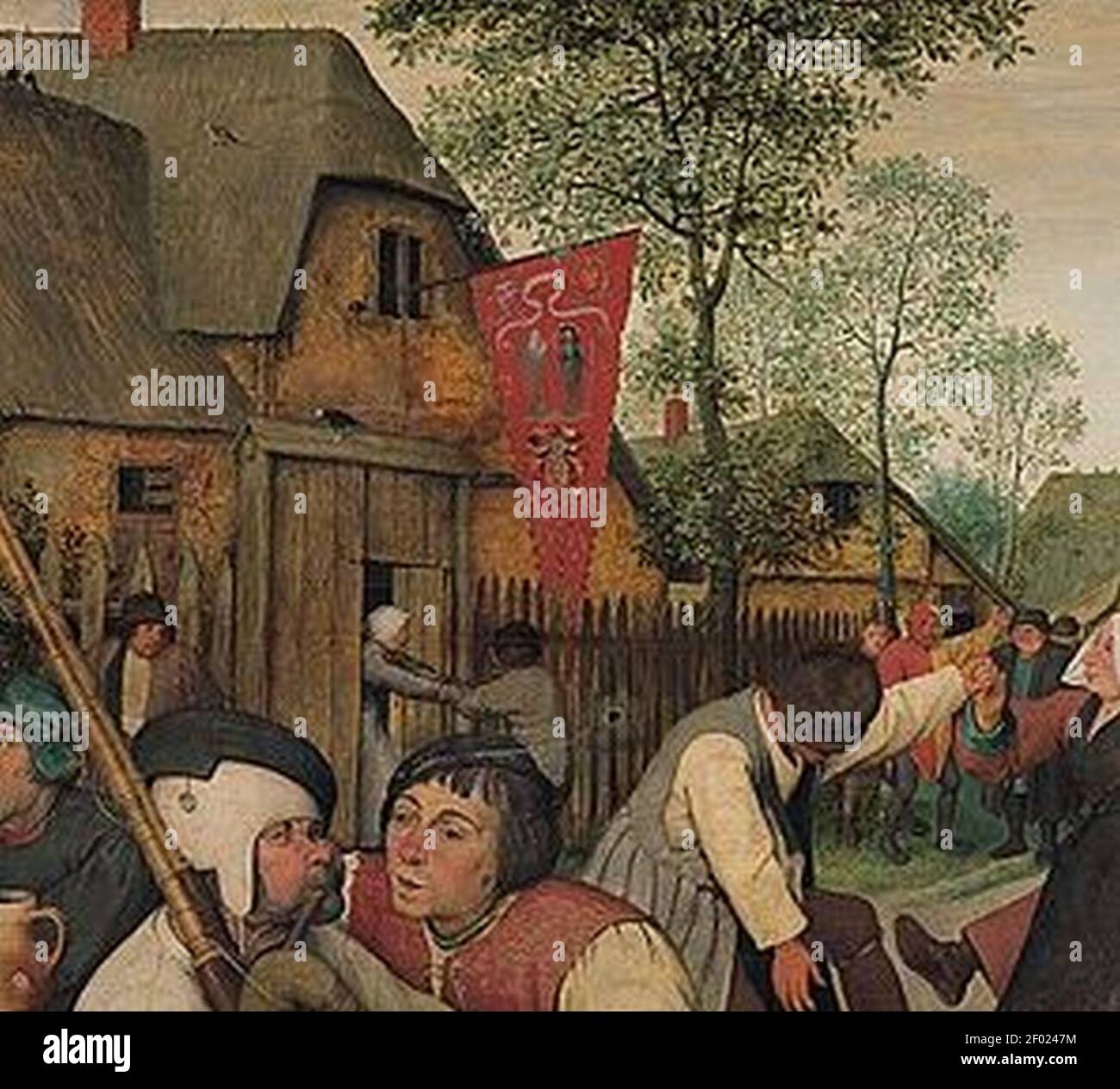 Pieter Bruegel The Peasant Dance (cropped Stock Photo Alamy