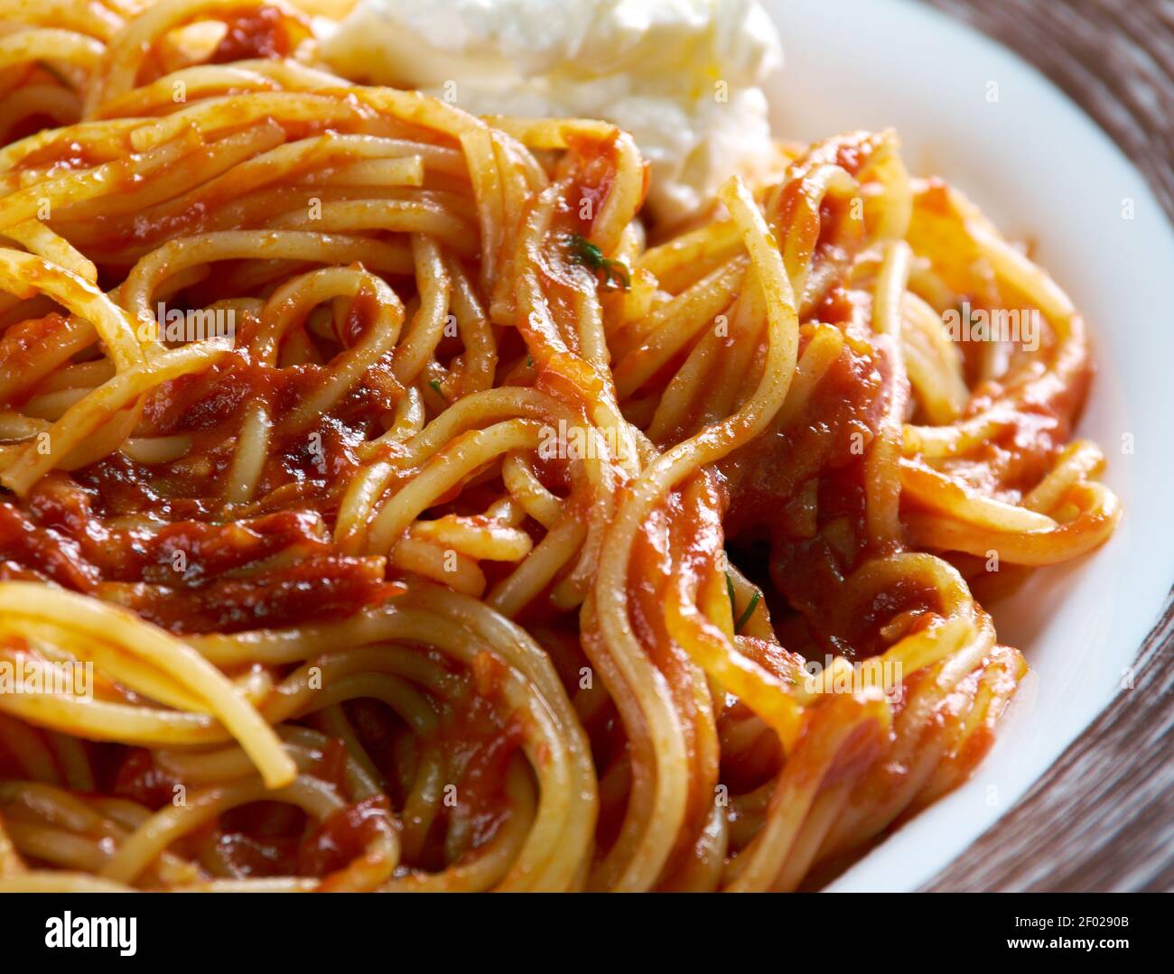 Capellini pasta Stock Photo Alamy