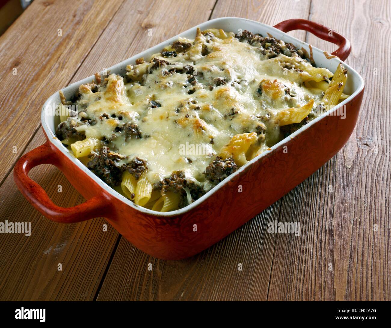 Baked ziti pasta Stock Photo Alamy