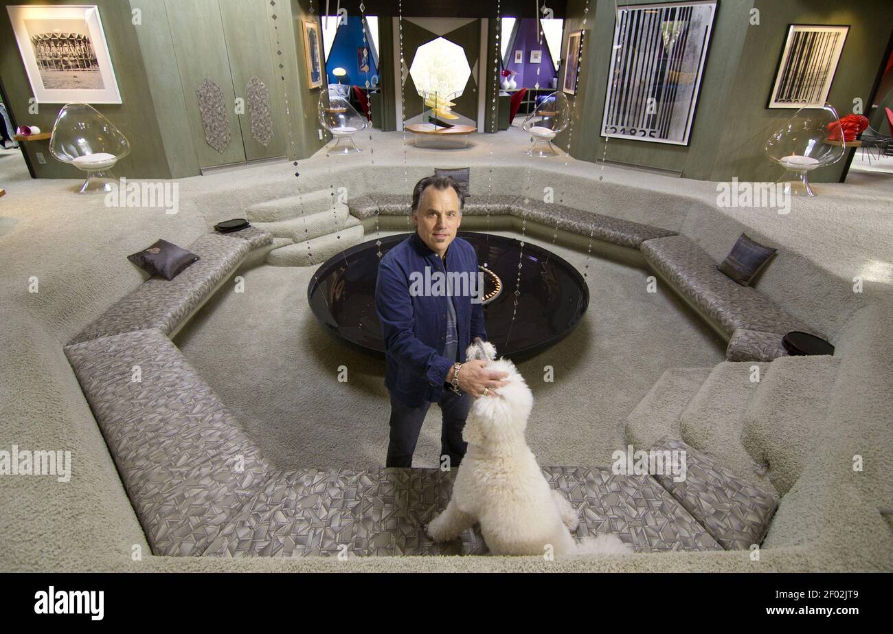 Rod Parks of Retro Inferno sits in his home near the UMKC campus in