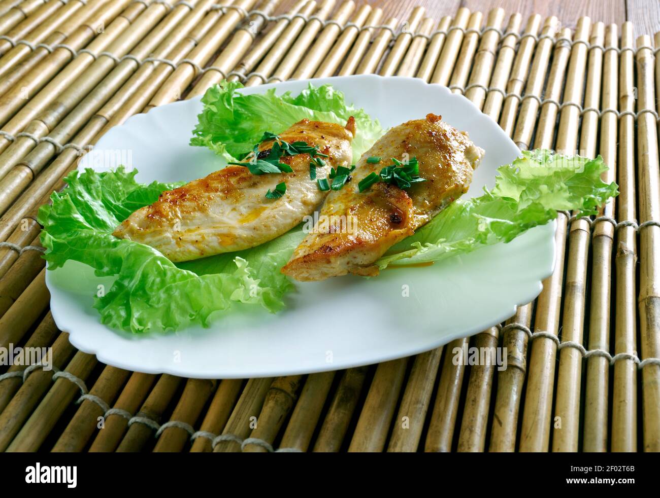 Turkish thyme chicken Stock Photo