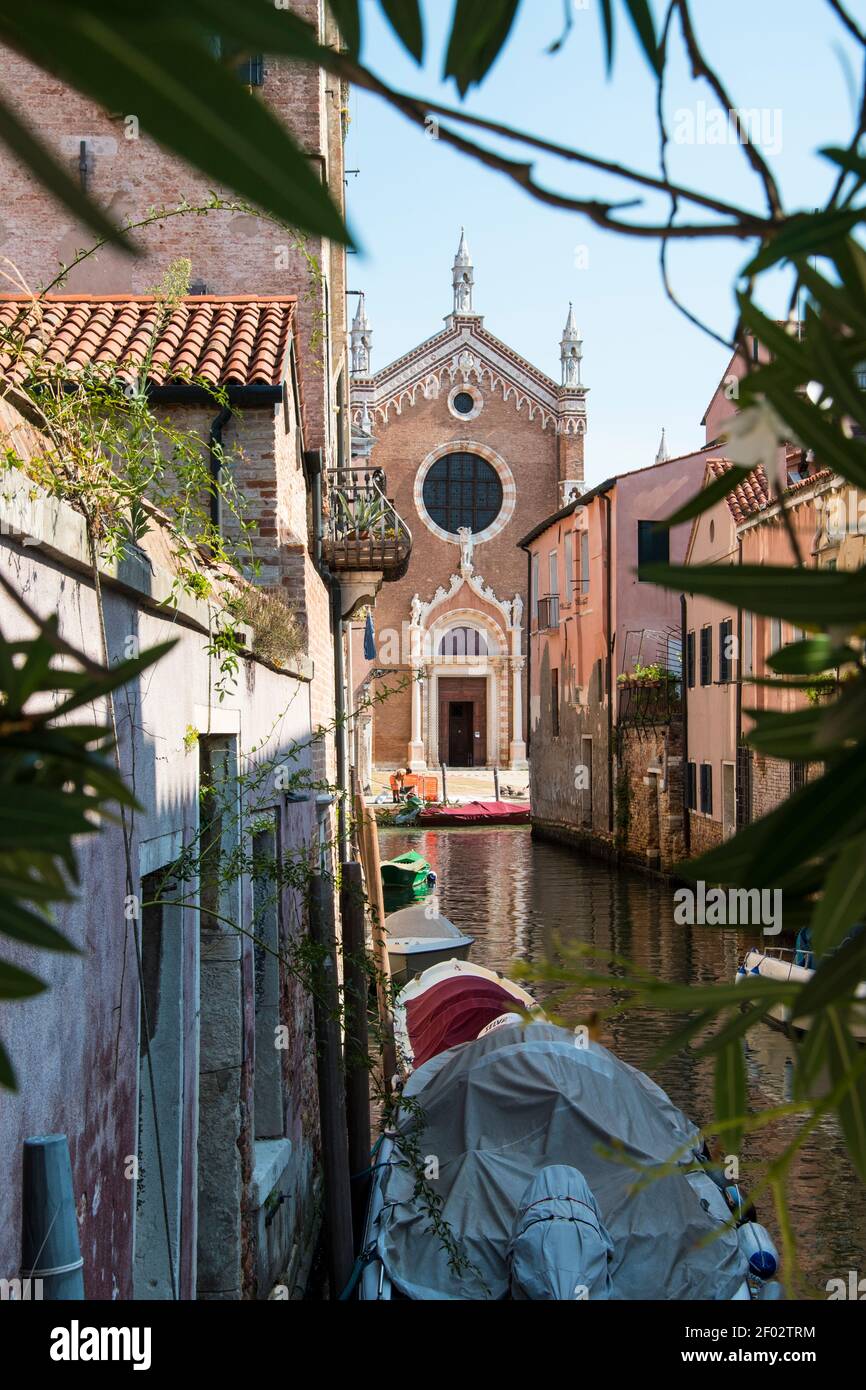 Church of the Madonna dell'Orto, city of Venice, Italy, Europe Stock Photo