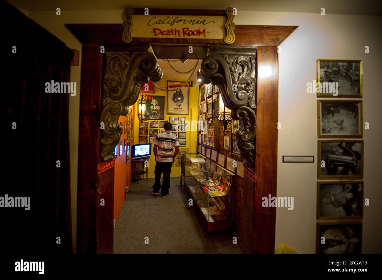 The Museum of Death on Hollywood Boulevard in Los Angeles features a