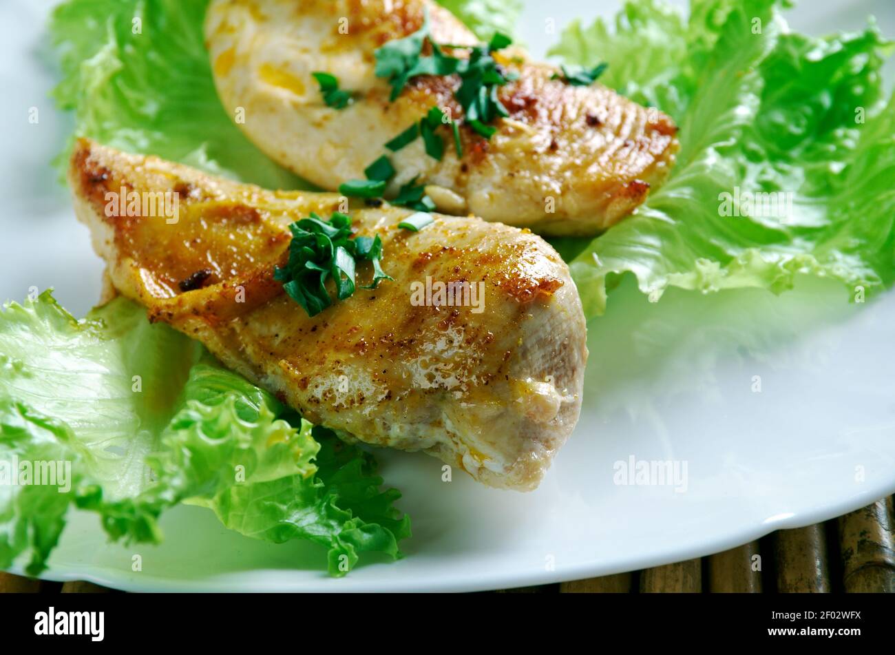 Turkish thyme chicken Stock Photo