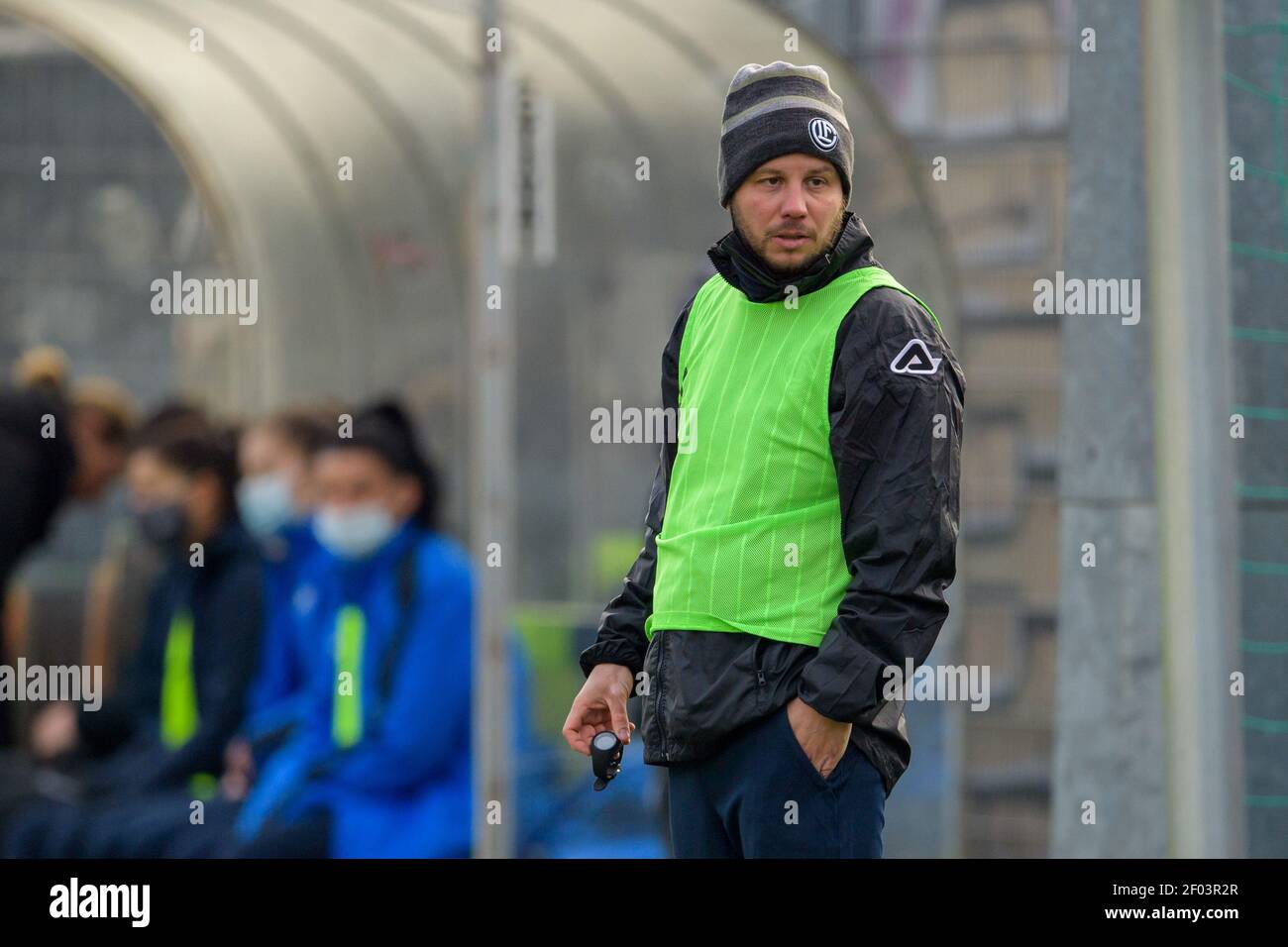 Lugano, Switzerland. 06th Mar, 2021. Riana Fischer (#14 FC Zuerich) during  the Axa Womens Super League match between FC Lugano and FC Zuerich at  Cornaredo Stadium in Lugano, Switzerland Credit: SPP Sport