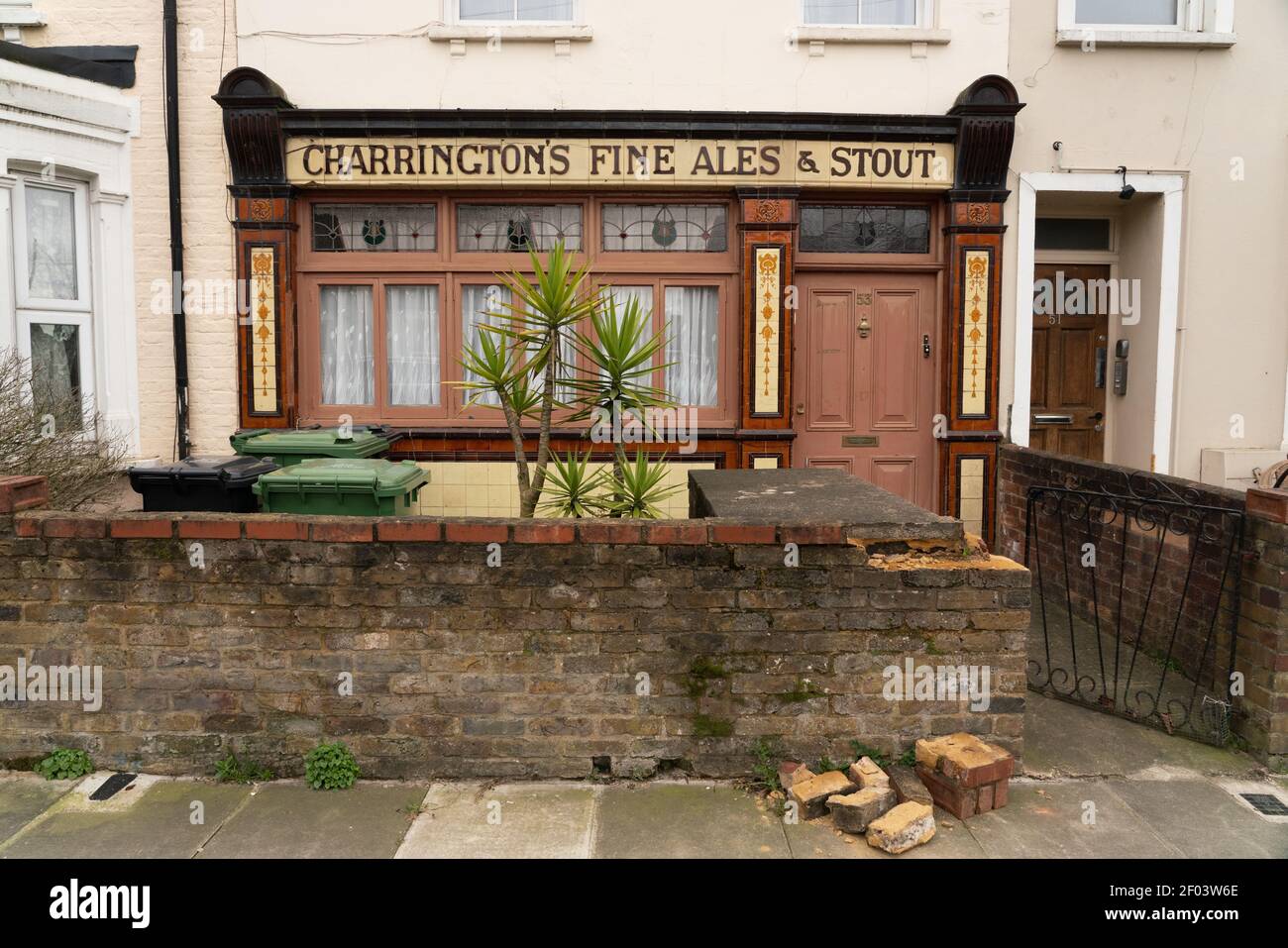 Charringtons fine ales and stout, 53 Waldo Road, Kensal Green, London, England Stock Photo
