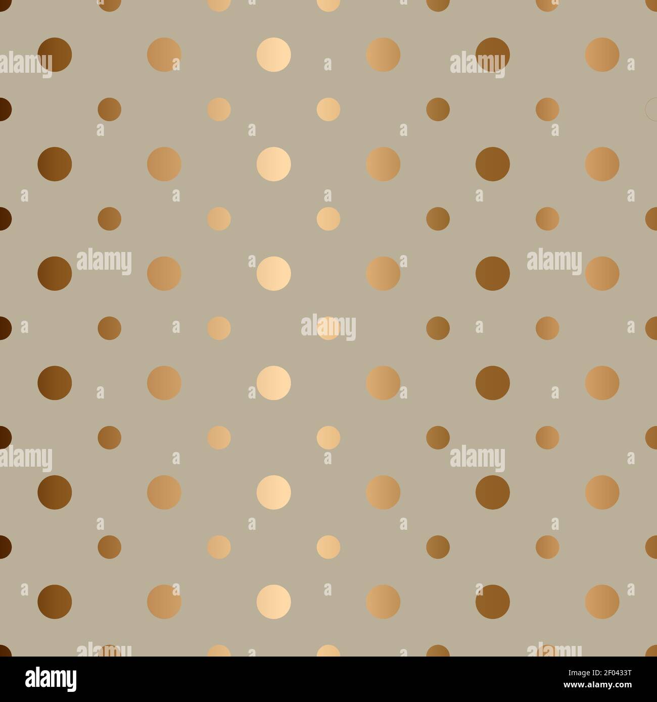 Luxury golden metal gradient gray background with geometric seamless pattern Stock Vector