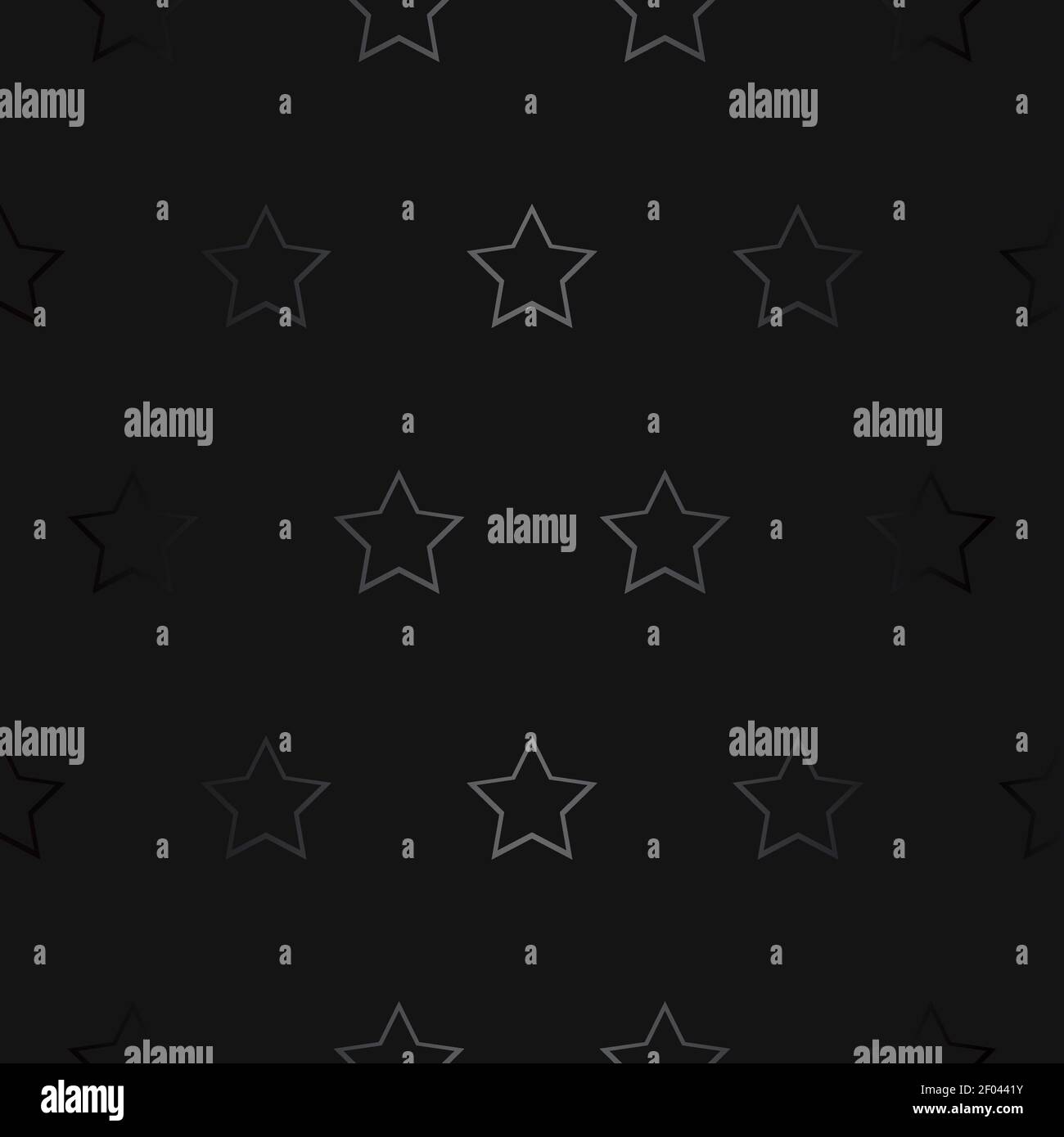 Luxury black metal gradient gray background with geometric seamless pattern Stock Vector