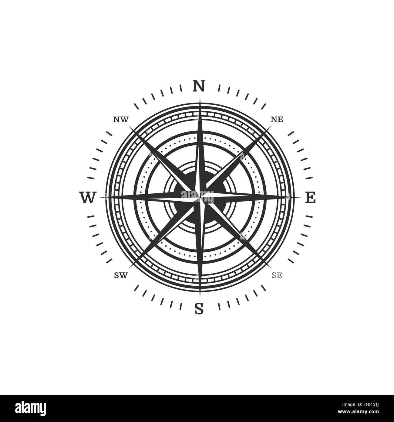 Wind rose Black and White Stock Photos & Images - Alamy