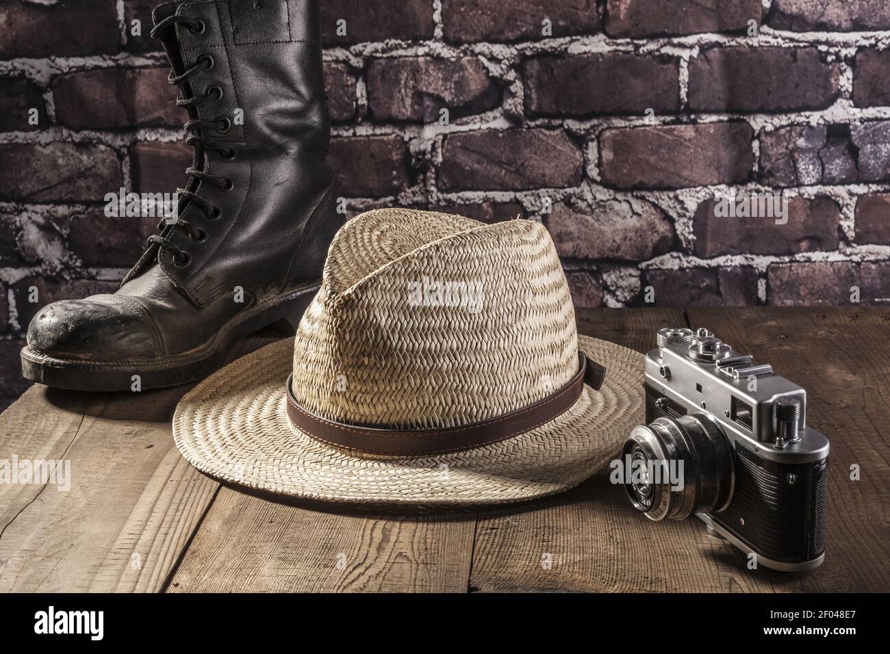 Hat and Boot Stock Photo Alamy