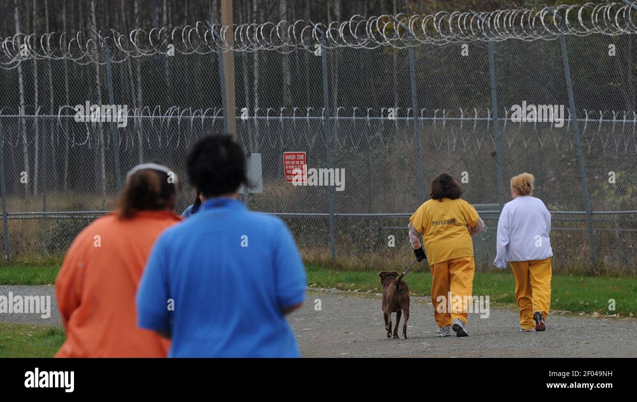 Inmates at the allfemale Hiland Mountain Correctional Center in Eagle