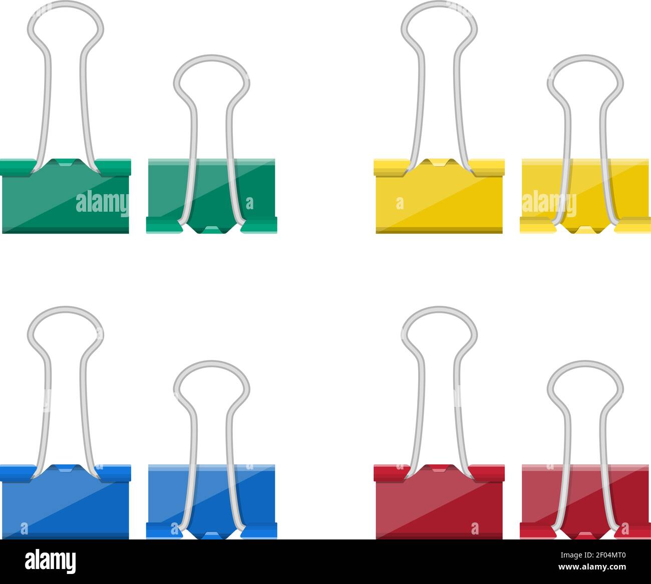 Colored paper clips Stock Vector Image & Art - Alamy