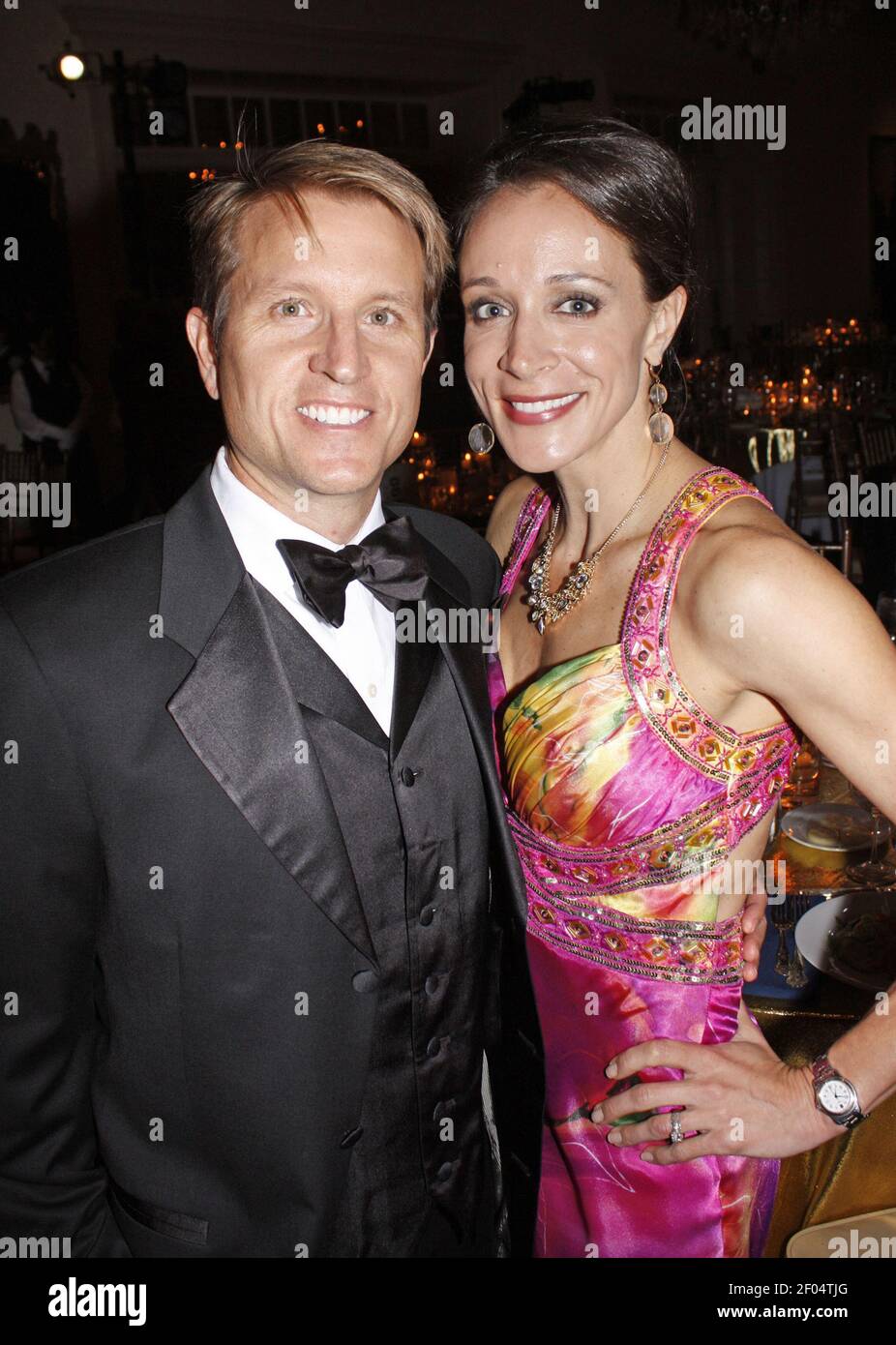 In this November 4, 2012 photograph, Paula, left, and Scott Broadwell are seen at the Patriot