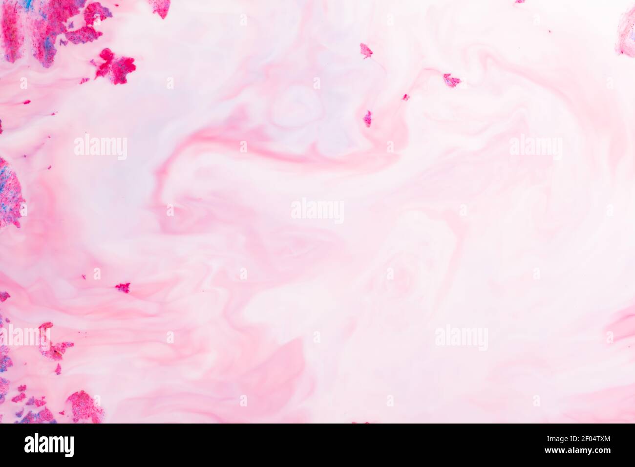 Fluid Art. Pink abstract texture. Liquid marble pattern. Abstract ink ...