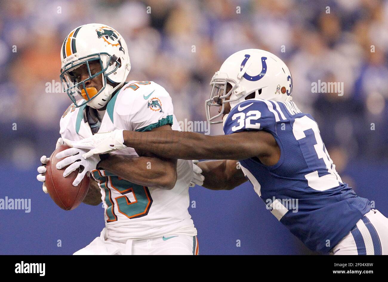 Miami Dolphins wide receiver Davone Bess (15) in action against the New  Patriots defeated The Miami Dolphins 48-28 at Dolphins Stadium in Miami on  November 23, 2008. (UPI Photo/Susan Knowles Stock Photo - Alamy