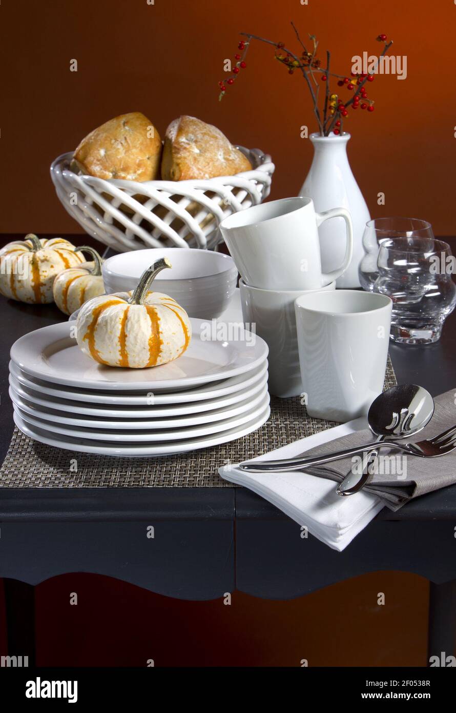 White dinnerware is versatile and foodfriendly. (Photo by Tammy