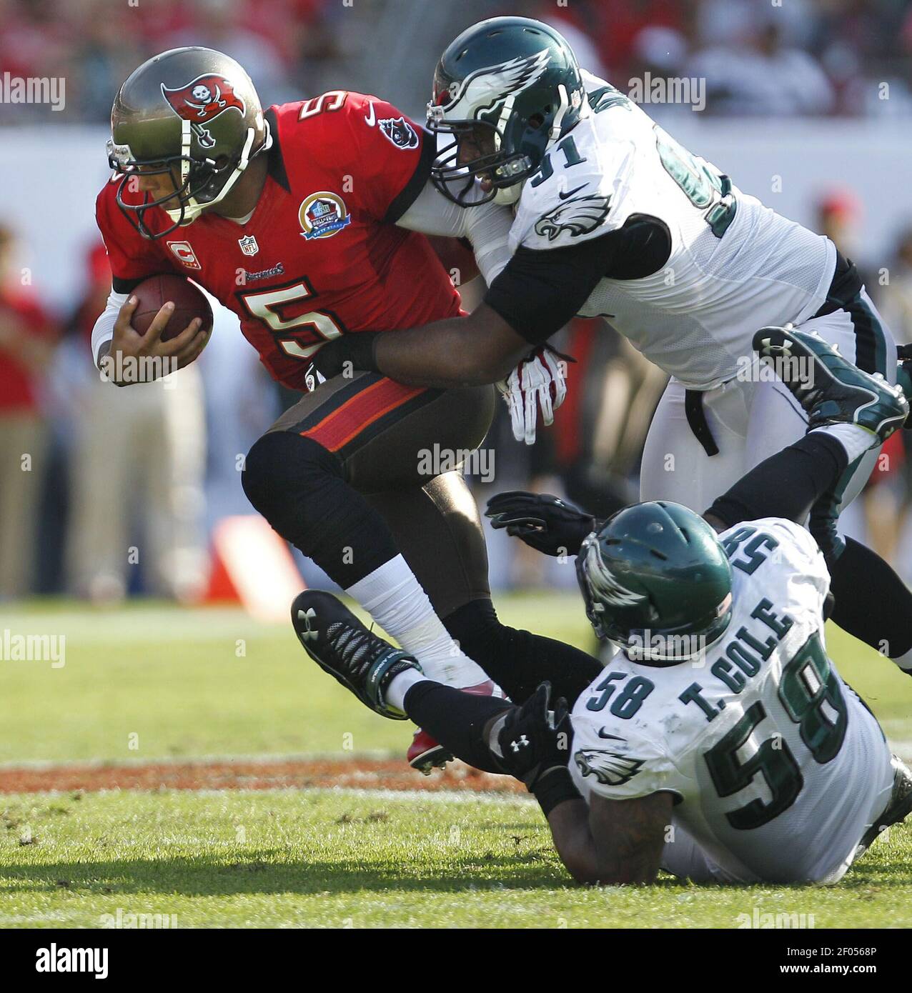 Philadelphia Eagles' Fletcher Cox, left, and Ndamukong Suh walk to practice  at the NFL football team's training facility, Saturday, Feb. 4, 2023, in  Philadelphia. (AP Photo/Derik Hamilton Stock Photo - Alamy