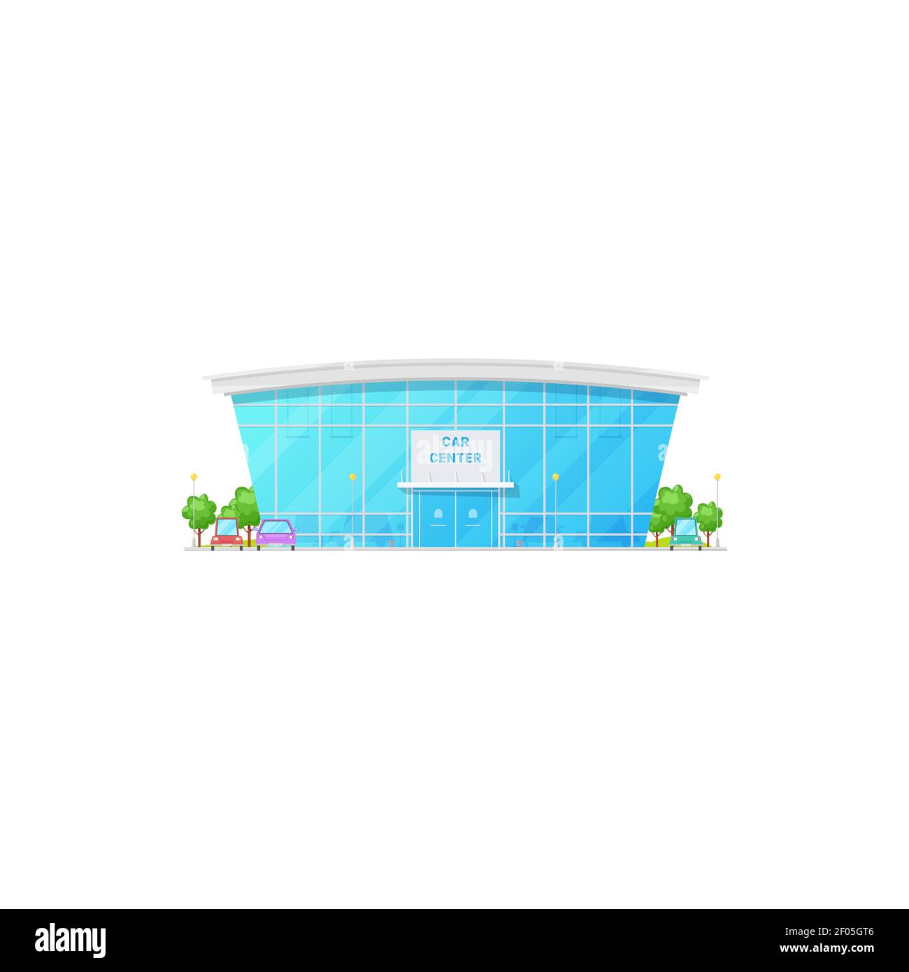 Auto dealership exterior Stock Vector Images - Alamy