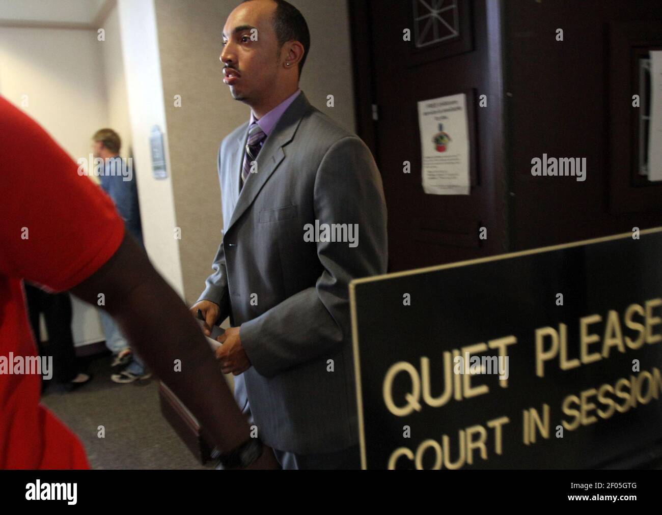 Shawn Turner, Florida A&M University marching band drum major, leaves